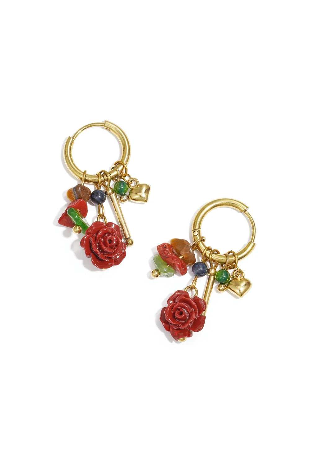 Red Drop Earrings Flower Casual Daily Simple Series Women's Earing