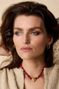 Wine Red Heart Casual Daily Simple Series Women's Jewelry
