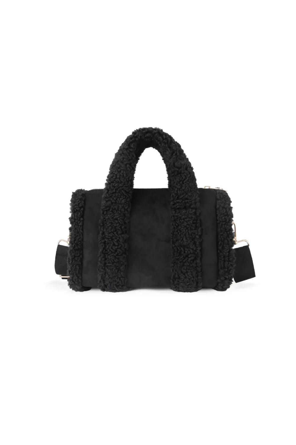 Shoulder Patchwork Casual Cotton Daily black colour bag