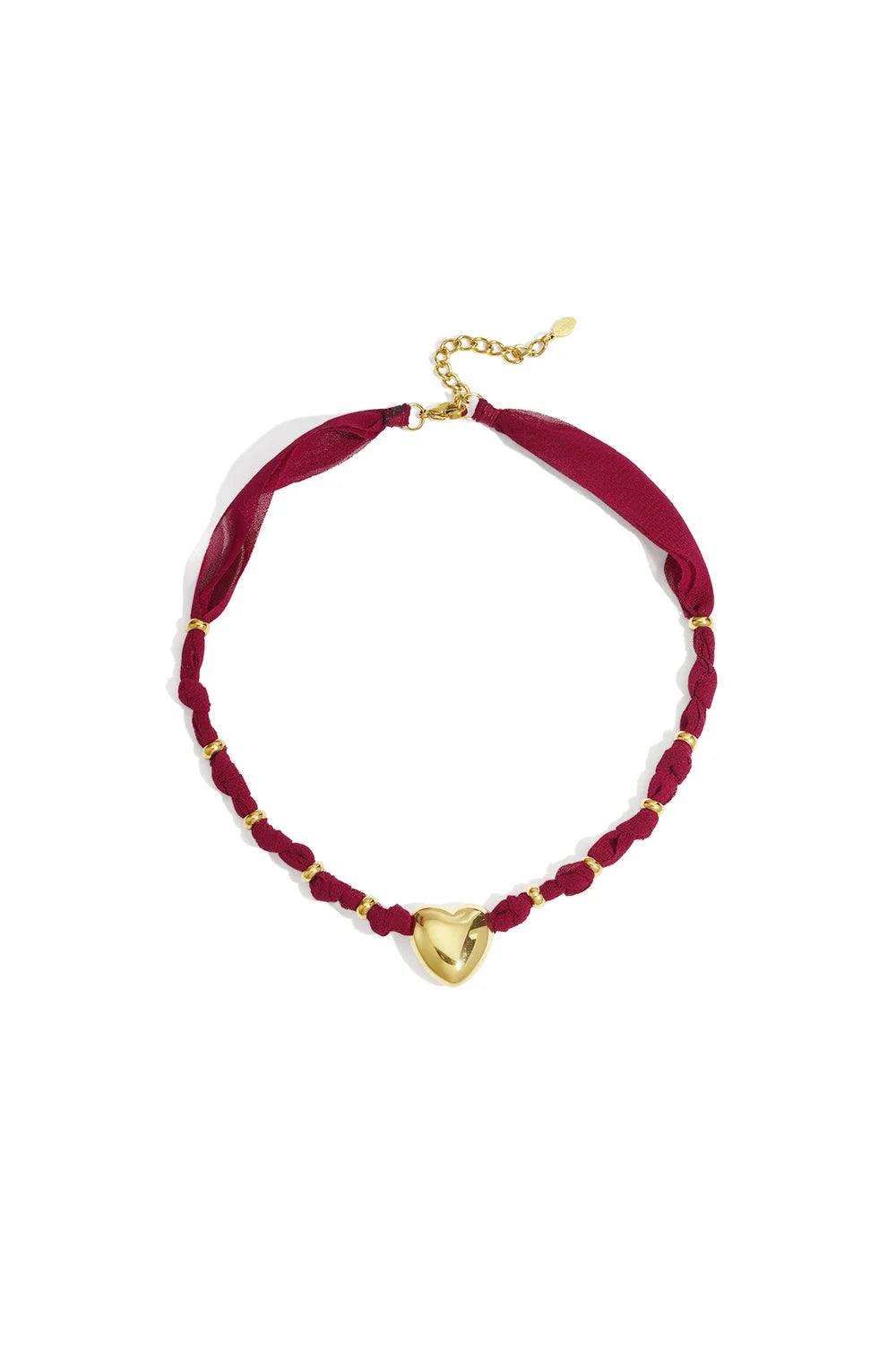 Wine Red Heart Casual Daily Simple Series Women's Jewelry