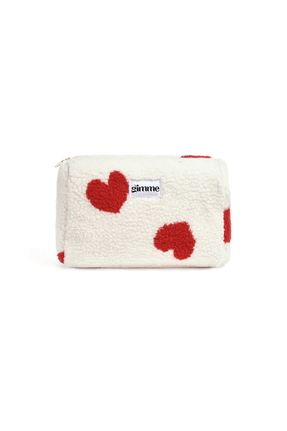 Cute White  Heart Casual Polyester Makeup bag