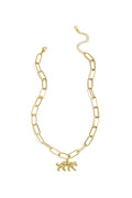 Link Chain With Panther Charm